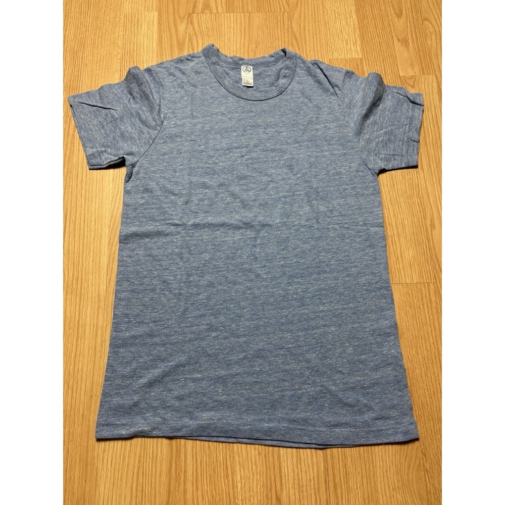 Alternative Earth Apparel Women's Small Blue T Shirt Relaxed Short Sleeve Soft - Picture 4 of 8